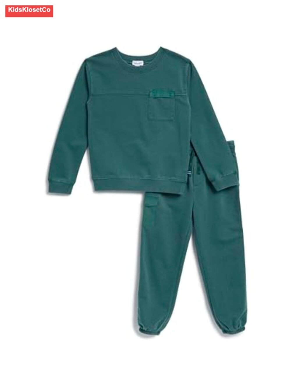 Boys Emerald Puzzle Sweatshirt and Jogger Pant 2-piece Set